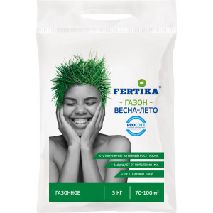 Удобр Фертика Газон Весна -Лето 5кг (на 100м2)