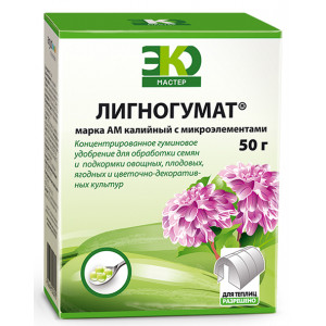 Гумат калия + микроэл. ЛИГНОГУМАТ 50Г.