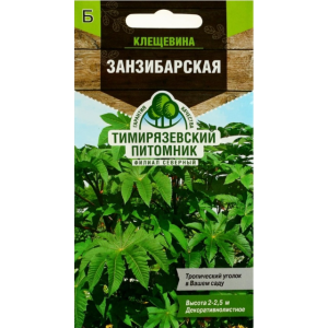Клещевина Занзибарская 5шт. (Тимирязевский Питомник)