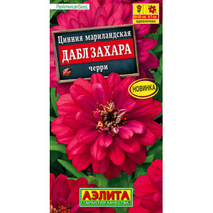 Цинния Дабл Захара черри (5 сем.)