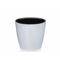 Кашпо Kerama  Ø 31/h=28см./V=14,2л.белый  Elfplast