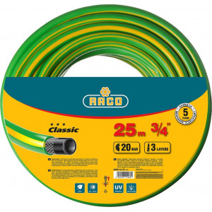 Шланг RACO CLASSIC 3-х слойный 3/4"х25м, 40306