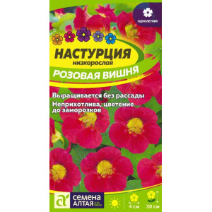 Настурция Розовая вишня низкоросл./Сем Алт/цп 0,5г