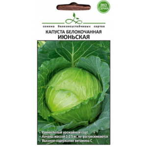 Капуста Июньская 100шт (ЭКО-СЕРИЯ) АБЦ