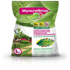 Удобр Мультифлор Для газона 1кг 
