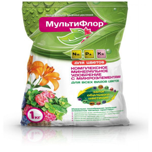 Удобр Мультифлор цветочное 1кг 