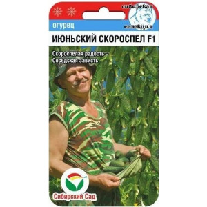 Огурец Июньский скороспел F1(7сем.) (Сиб сад)(10)